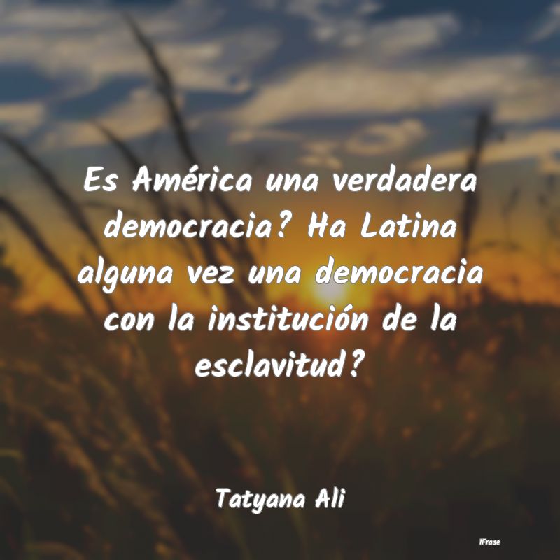 Es América una verdadera democracia? Ha Latina al...