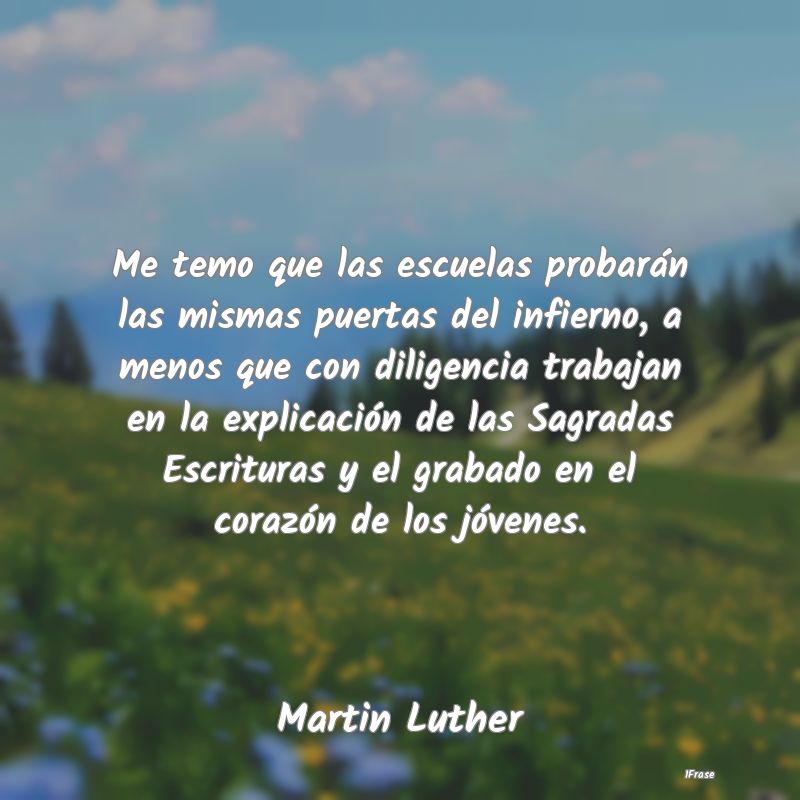 Me temo que las escuelas probarán las mismas puer... Me temo que las escuelas probarán las mismas puer...