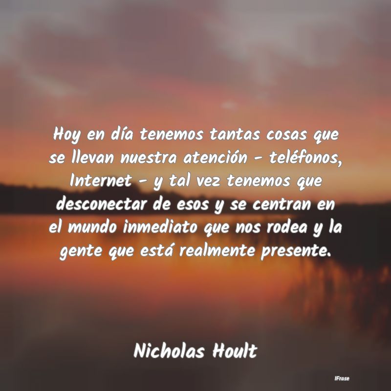 Hoy en día tenemos tantas cosas que se llevan nue... Hoy en día tenemos tantas cosas que se llevan nue...
