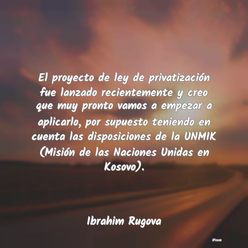 El proyecto de ley de privatización fue lanzado r...
