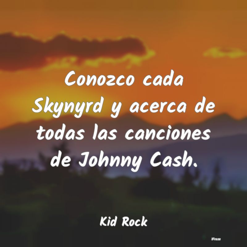 Conozco cada Skynyrd y acerca de todas las cancion...