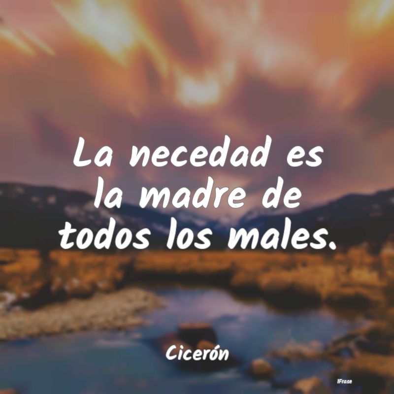 La necedad es la madre de todos los males....