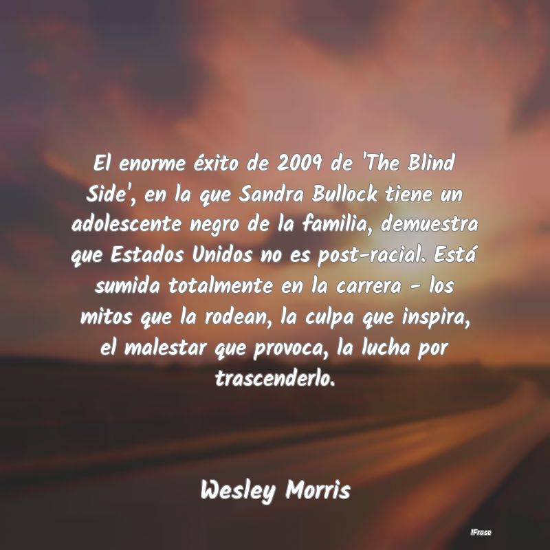 El enorme éxito de 2009 de 'The Blind Side', en l...