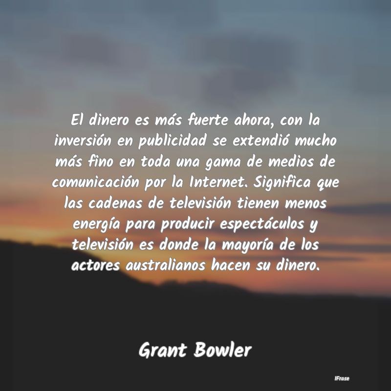 El dinero es más fuerte ahora, con la inversión ...