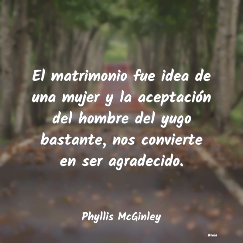 El matrimonio fue idea de una mujer y la aceptaciÃ... El matrimonio fue idea de una mujer y la aceptaciÃ...