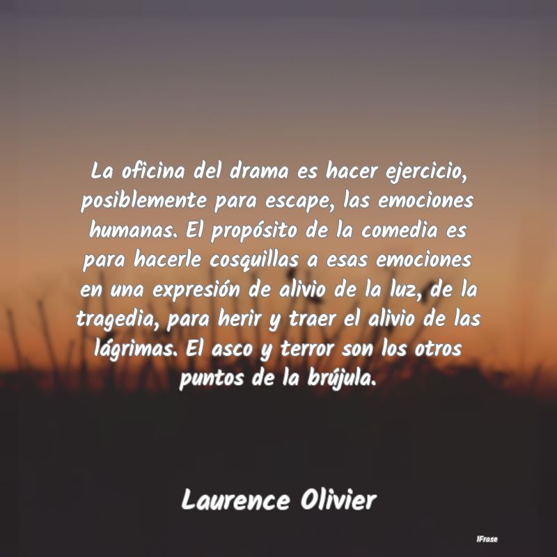 La oficina del drama es hacer ejercicio, posibleme... La oficina del drama es hacer ejercicio, posibleme...