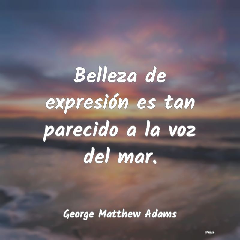 Belleza de expresión es tan parecido a la voz del...