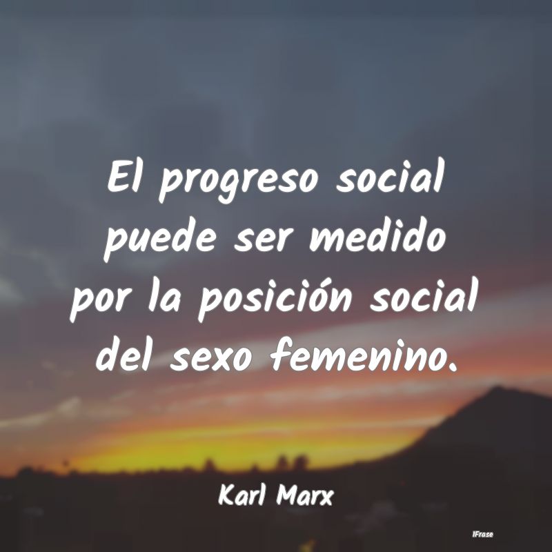 El progreso social puede ser medido por la posici�...
