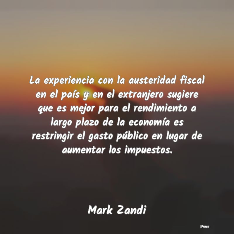 La experiencia con la austeridad fiscal en el paí...