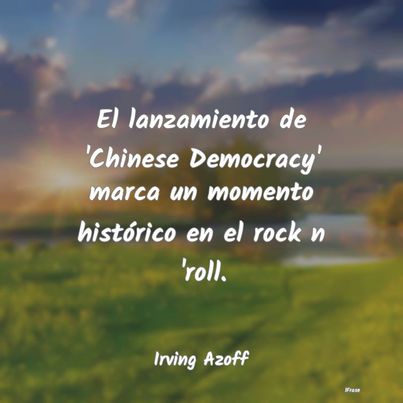 El lanzamiento de 'Chinese Democracy' marca un mom...