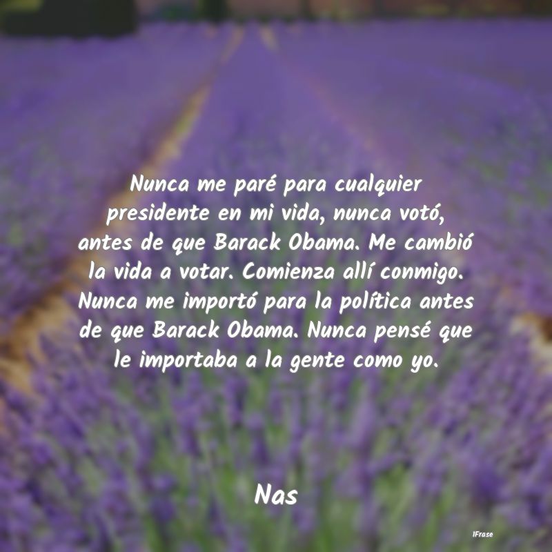 Nunca me paré para cualquier presidente en mi vid... Nunca me paré para cualquier presidente en mi vid...