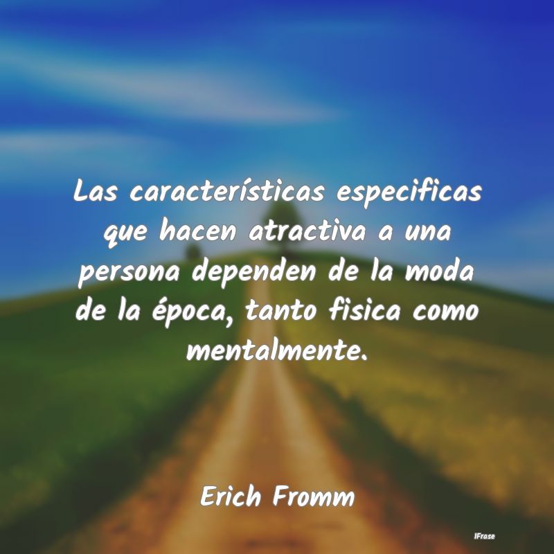 Las características especificas que hacen atracti... Las características especificas que hacen atracti...