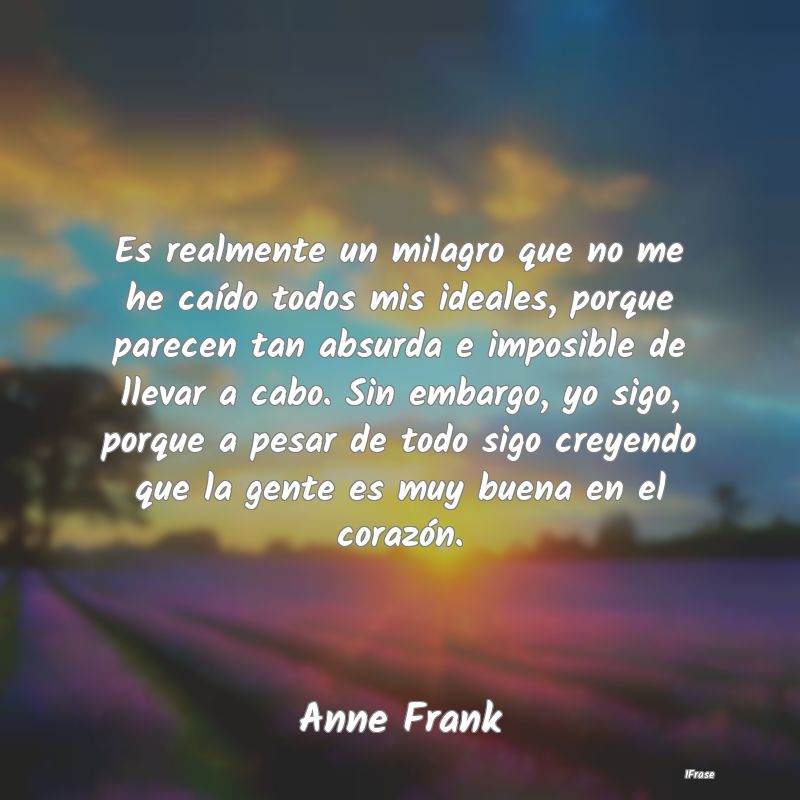 Es realmente un milagro que no me he caído todos ...