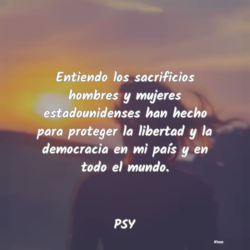 Entiendo los sacrificios hombres y mujeres estadou...