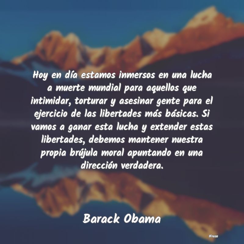 Hoy en día estamos inmersos en una lucha a muerte...